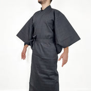 Yukata Masculino Japonês Preto