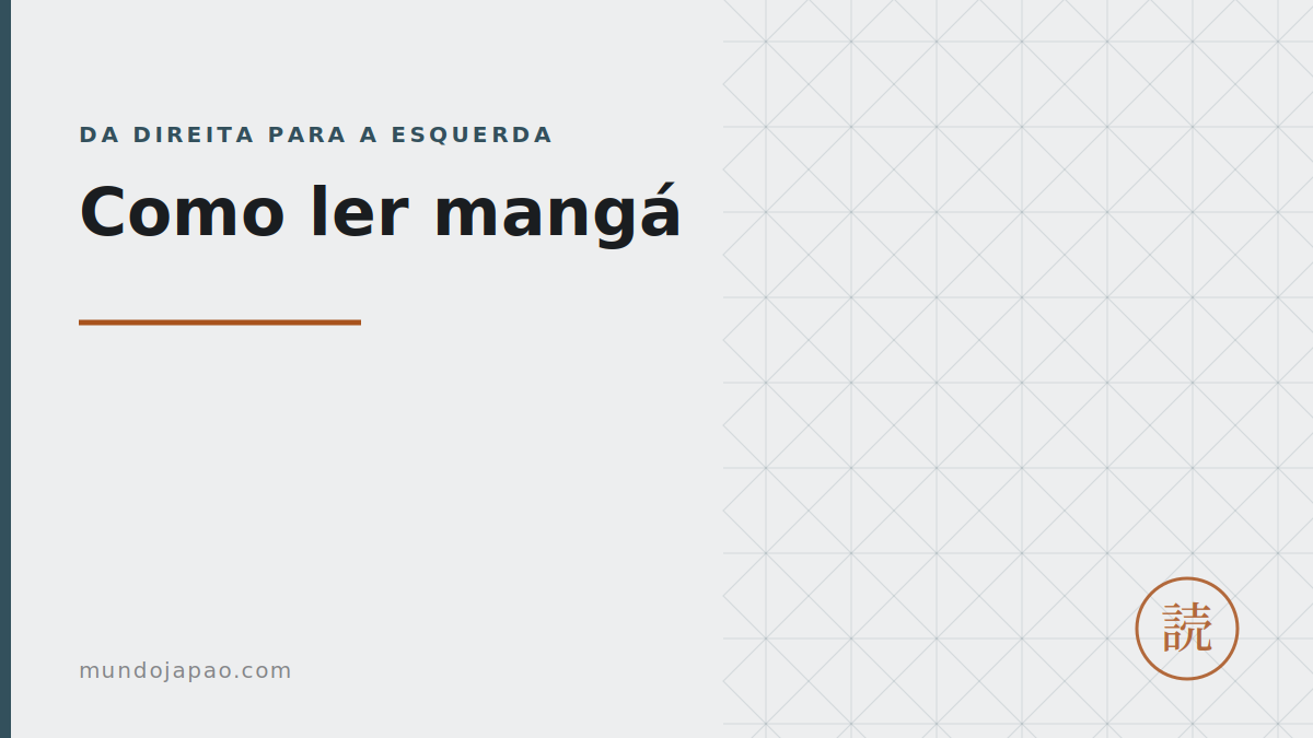 Como ler mangá: a ordem das páginas e o resto