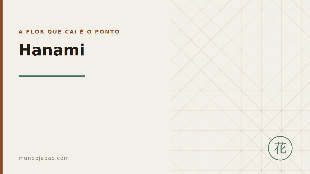Hanami e as estações: por que a flor que cai importa