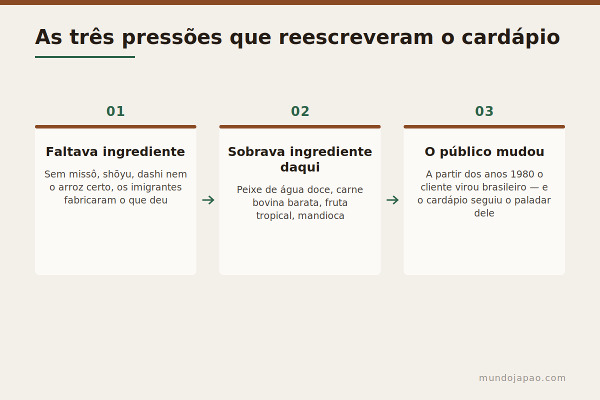 As três forças que criaram a cozinha nipo-brasileira